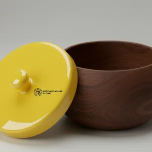 Vibrant Yellow Resin Bowl – Handcrafted Decorative Centerpiece - Image 5