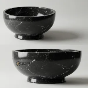 Designer Serving Bowl – Premium Tableware Piece Handcrafted Decorative Bowl – Luxury Home Accent