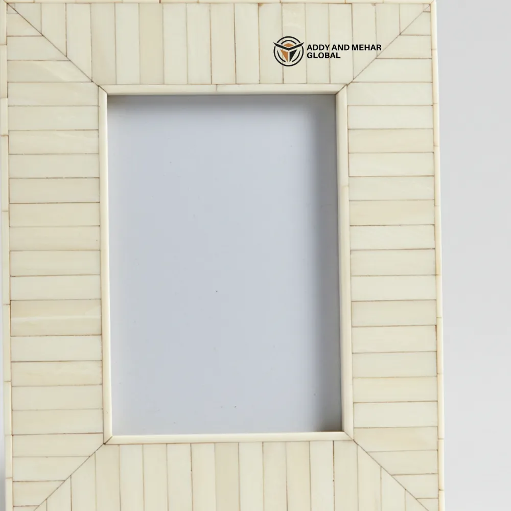 Elegant Handmade Bone Inlay Photo Frame – Artisan Crafted Home Décor - Image 5