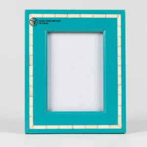 Blue Decorative Photo Frame Modern Designer Picture Frame for Home & Office Decor