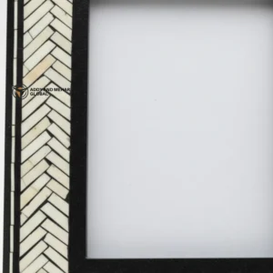 Black Bone Inlay Photo Frame Handcrafted Decorative Picture Frame for Elegant Home Décor
