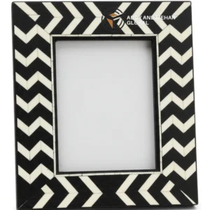 Black Decorative Photo Frame – Elegant Tabletop Picture Frame for Home & Office Décor